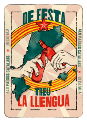 De festa, treu la llengua