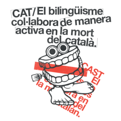 El bilingüisme col·labora de manera activa en la mort del català