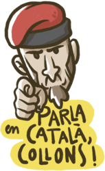Parla en català, collons!